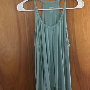 Mint Green flowy tank